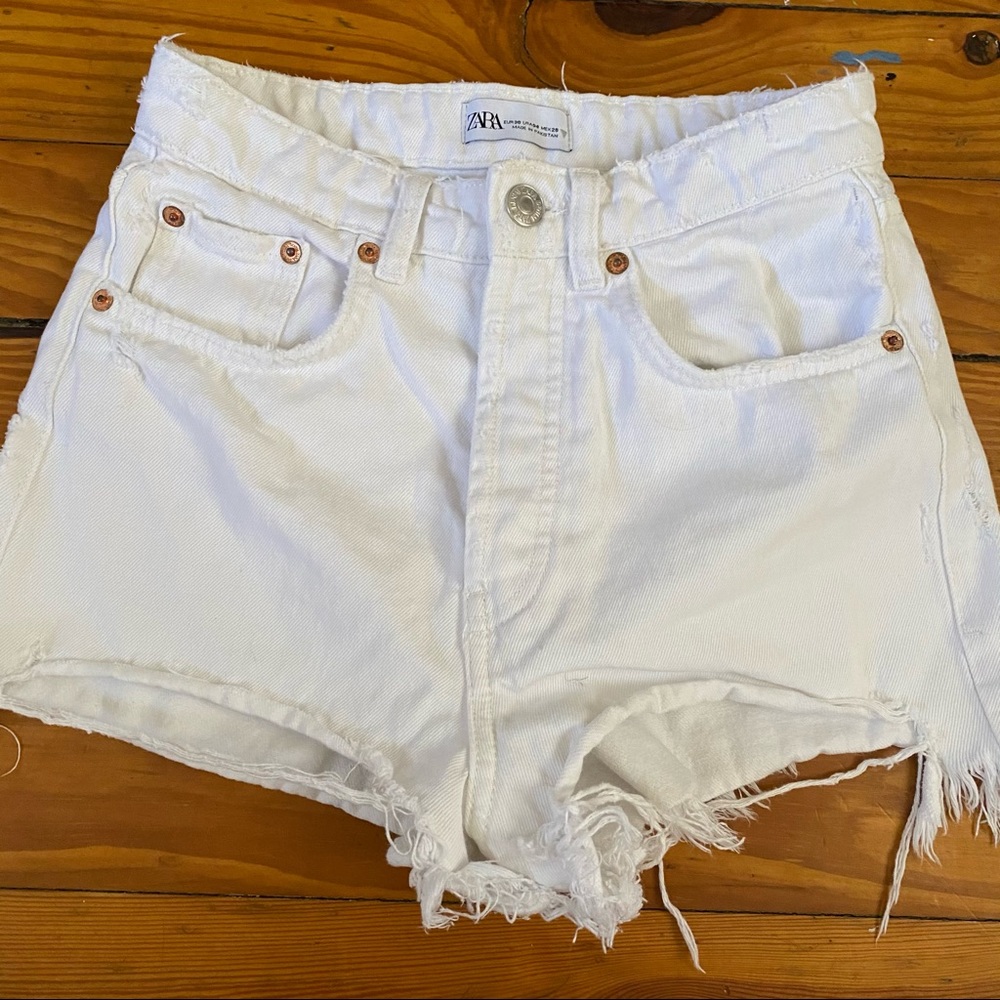 Zara denim shorts